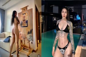 Đụ cô Thủy Tạ bướm dâm xăm khắp cơ thể